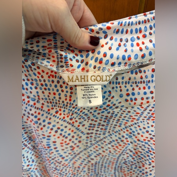 Mahi Gold Bimini Dress Coastal Poppy Size Small - Picture 6 of 7